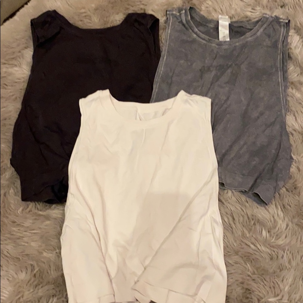 vintage dye muscle top “as you are”